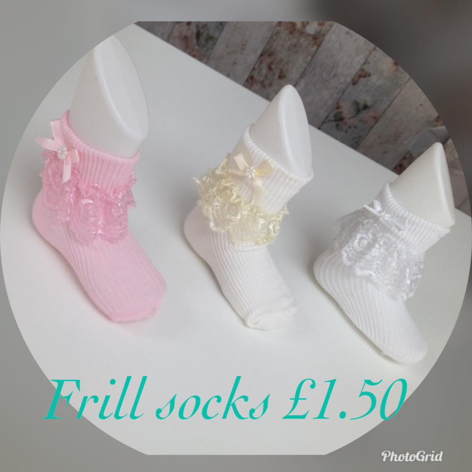 children's frilly ankle socks