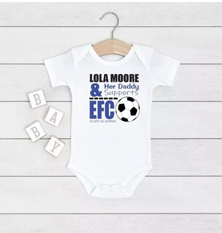 ENGLAND Football Personalised Baby Bodysuit Vest 