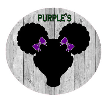 Purple School Bows