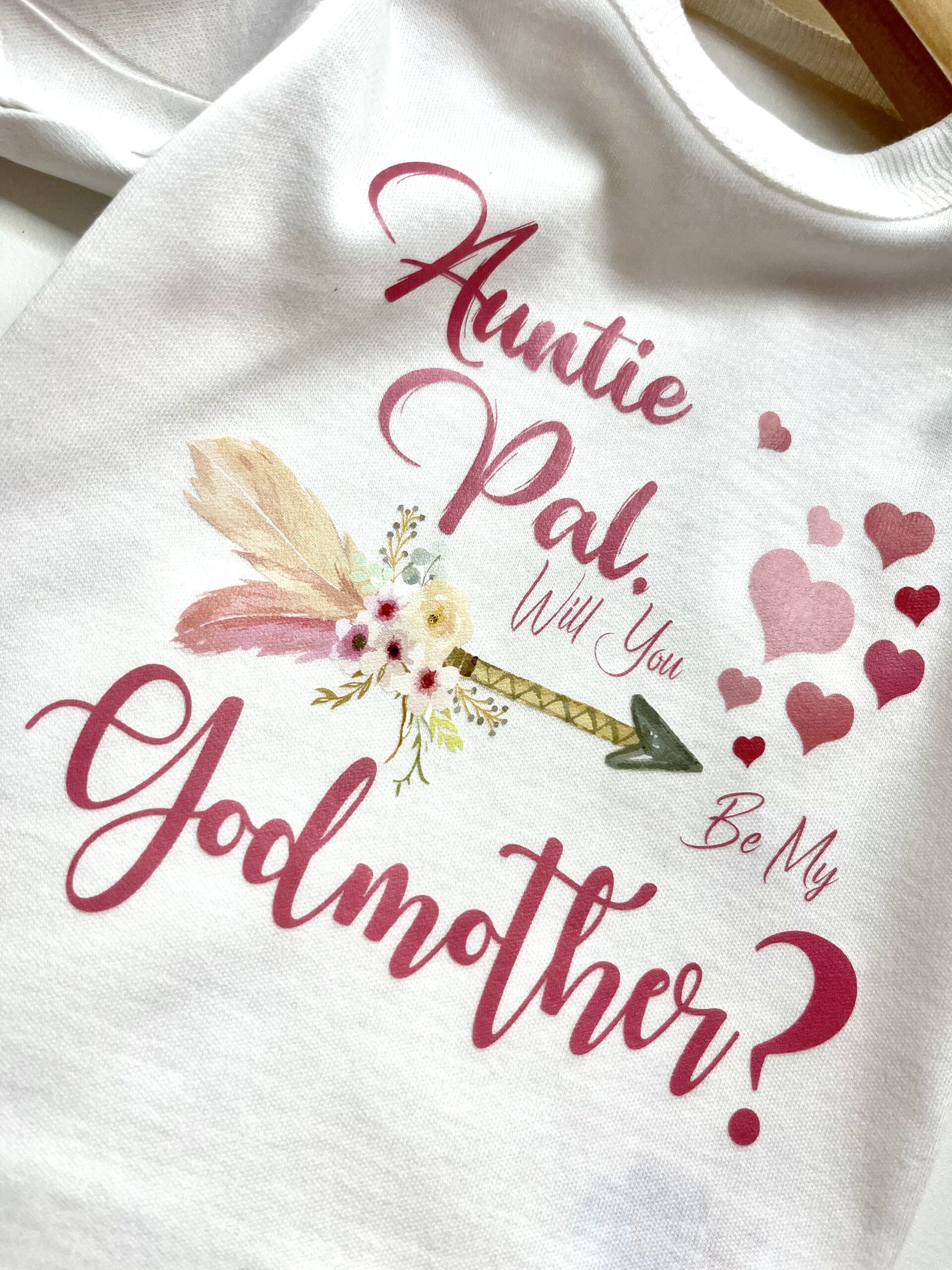 Godmother shirts shop for baby girl