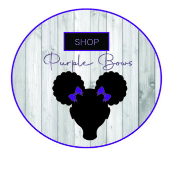 Purple School Bows