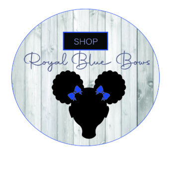 Royal Blue School Bows